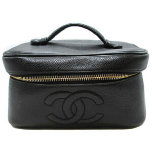 Chanel Vanity Bag Black Caviar Gold